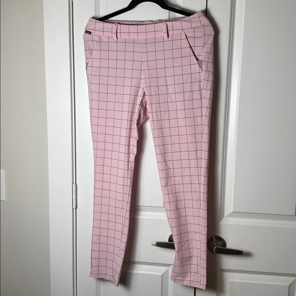 KJUS Pink Golf Slim Pants - Picture 1 of 4